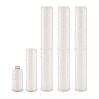 Elementos de filtro plissados microporosos de 20 a 30 polegadas para a indústria petroquímica industrial