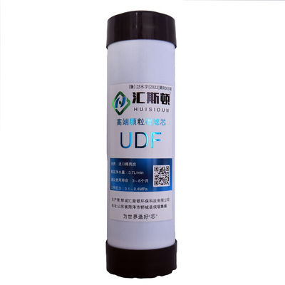 Filtro de carbono pré-activado UDF de 10 polegadas para eliminação de odores em soluções de tratamento de água