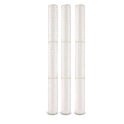 30 polegadas 0.1micron cartucho de filtro de microporo PP plissado para filtragem química fina
