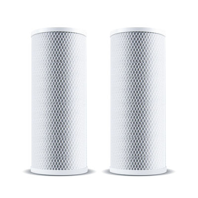 10"/20" Grande Bloco de Carbono Sinterizado Shell de Coco CTO para Casas de Filtros de Água Gigantes