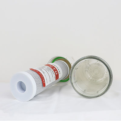 Conexão Qiuck Fitting 10 polegadas Clear Filter Housing para filtragem de água comercial
