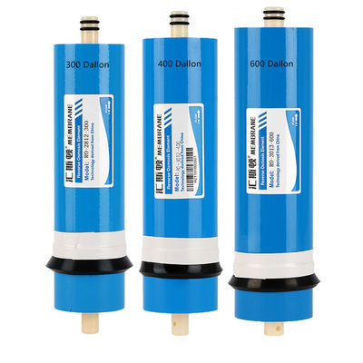 Cartucho de filtro de purificação de água RO de 400 galões com tecnologia de membrana assimétrica