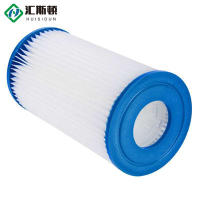 PP Azul branco 10*4,5 polegadas Sistema de filtro de cartuchos de piscina de alto fluxo acima do solo