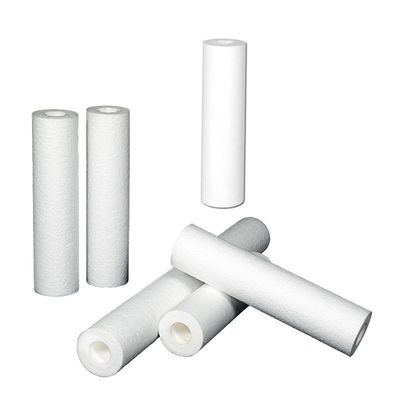 Filtro de cilindro Tipo 10 20 30 40 Pulgadas Filtro de água soprado por fusão para substituição de água de poço