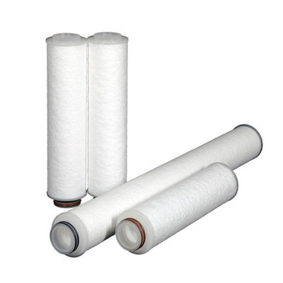 Filtro de cilindro Tipo 10 20 30 40 Pulgadas Filtro de água soprado por fusão para substituição de água de poço