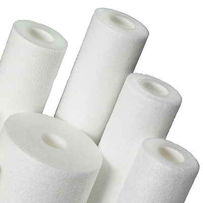 Filtro de cilindro Tipo 10 20 30 40 Pulgadas Filtro de água soprado por fusão para substituição de água de poço