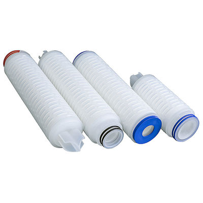 0.22 0,45 Micron PES PTFE Tratamento de Água 10 polegadas PP Plissado Filtro Cartucho de substituição