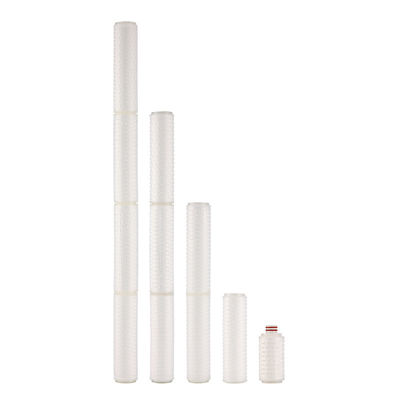 Cartuchos de filtro plissados de 30 polegadas Pes para peças do sistema de osmose reversa em filtros de água