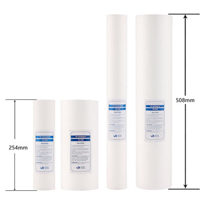 Material PP 30 polegadas Tubular Filtro Elementos para o Desempenho na Indústria de Alimentos e Bebidas