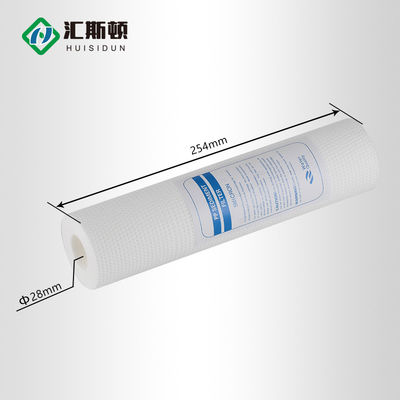 Ionizador branco para uso doméstico 1 Micron 5 Micron 20 Inch Melt Blown PP Sediment Filter Element