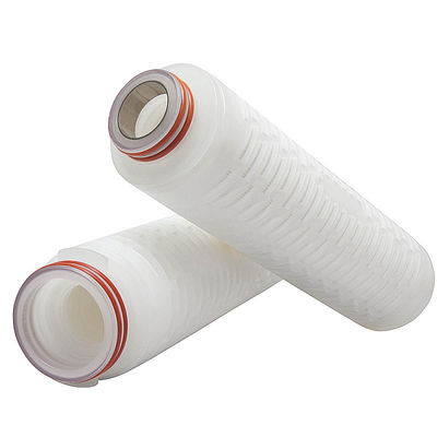 Cartucho de filtro plissado de 10 polegadas para filtragem estéril e intercepção bacteriana