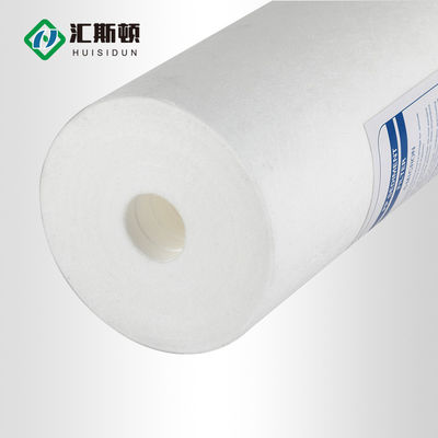 Pp Filtro de purificação de água de algodão com elemento plissado de membrana microporous de 10 polegadas