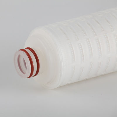 Elementos de filtro de água de membrana de polipropileno micro-plissado de pequeno volume de 5 polegadas para alimentos