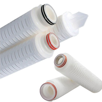 10'' 226 Fins PTFE Microporous Plissado Folding Filter para grandes necessidades de filtragem em escala