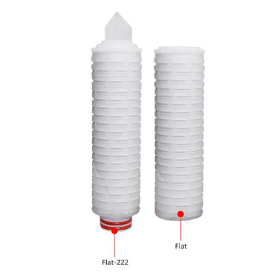 Polipropileno PES 0,5 micron esterilizar cartucho de filtro plissado 10 polegadas para industrial