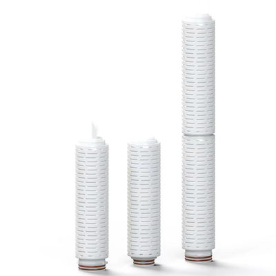 10 polegadas 20 polegadas 40 polegadas FRP membrana Shell cartucho de filtro plissado para máquina de filtragem de vidro
