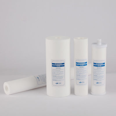 Sistema de filtragem de água industrial 10 20 30 40 polegadas filtros de PP cartuchos com logotipo personalizado