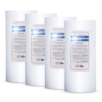 Sistema de filtragem de líquidos 5 Microns PP Melt Blown Filter Cartucho para House Hold Style