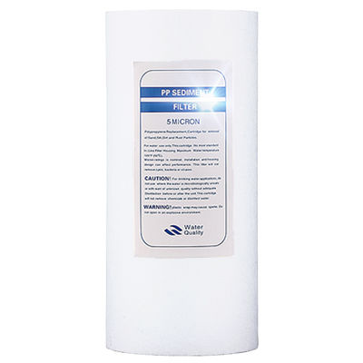 Sistema de filtragem de líquidos 5 Microns PP Melt Blown Filter Cartucho para House Hold Style