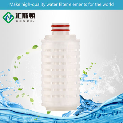 Elemento de filtro microporous plissado de 30 polegadas para clarificação de vinho e filtragem de líquidos