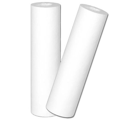 Fluxo de filtragem grande 10 polegadas 20 polegadas 1 Micron 5 Micron PP Cartuchos de filtro soprado fundido