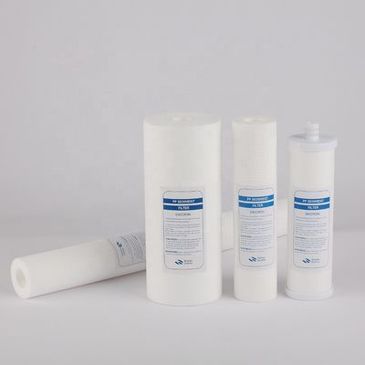 Performance de resistência PP Material não tecido Filtro de água para filtragem de alimentos