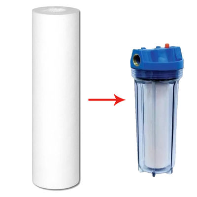 Elementos de filtro de purificação de água de algodão de PP Filtro de profundidade fixa para filtro de líquidos