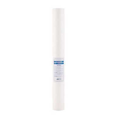 Branco Filtro de PP soprado por fusão 5 microns 20 40 polegadas cartucho de filtro de sedimentos de água girado para sistemas de rotação