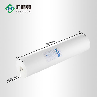 Branco Filtro de PP soprado por fusão 5 microns 20 40 polegadas cartucho de filtro de sedimentos de água girado para sistemas de rotação