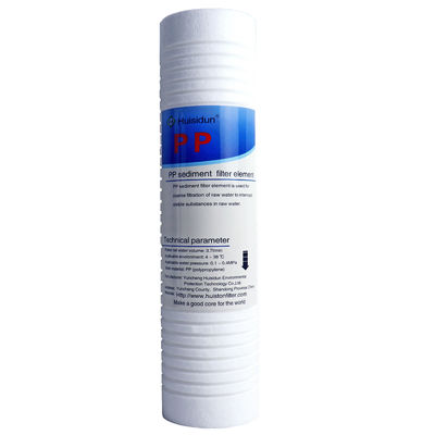 10 polegadas/9,88 polegadas 1 Micron Groove PP Melt Blown Filter Cartucho Para Filtração de Água