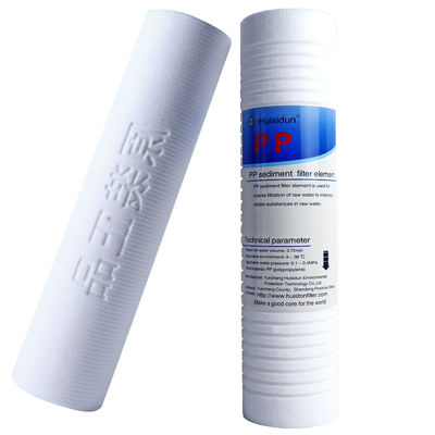 OD 63 MM 1 Micron Melt Blown PP Filter Spun Filter Cartucho para tratamento de água