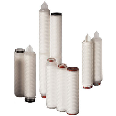 Filtro de cartucho de polipropileno plissado de 20 polegadas 1 micron 5 microns para processamento de alimentos e bebidas