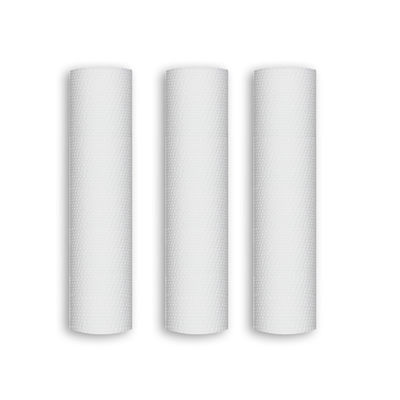 Cartucho de filtro de polipropileno branco de 10 polegadas para tratamento de água doméstica 5 microns