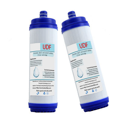 10 W Potência GAC Udf Bloco de Carbono Ativado Filtro Cartucho Alcalino para Purificador de Água
