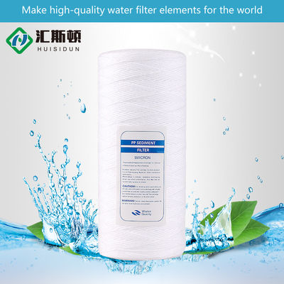 Melhor escolha dos hotéis Jumbo 10*4.5 PP Cartucho de ferida Filtro de água com cartucho de carbono