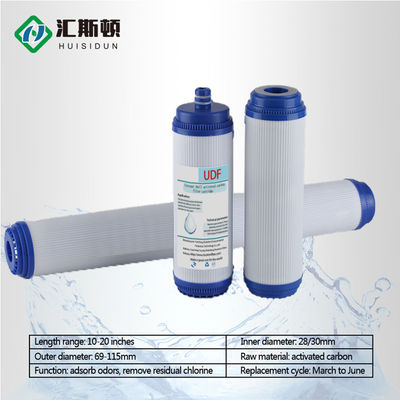 20 polegadas Udf Pré-Granular Carbon Filter Element A melhor escolha para purificação de água