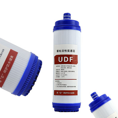 Cartucho de filtro de água Udf de 10 polegadas e 20 polegadas para água de carbono ativado granular