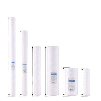 Cartuchos de filtragem de feridas de 15 W para filtragem doméstica e tratamento de água