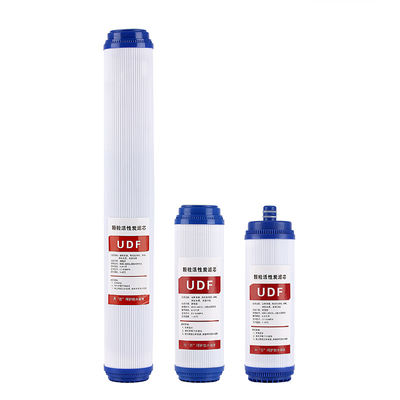 5 Microns 10/20 polegadas UDF Casca de Coco Filtro de Carvão Ativado Eliminar cheiros de água