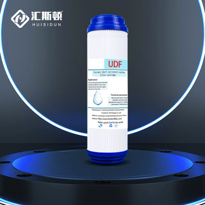 0V 10 Inch Udf Granular Filtro de Carvão Ativado para Purificador de Água de Cozinha Doméstica