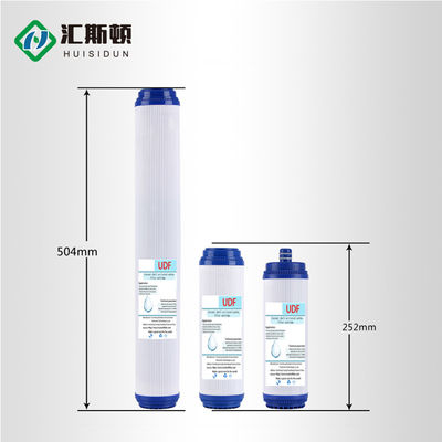 Cartucho de filtro de água de carbono ativado granular UDF/GAC de 20 polegadas para pré-filtração doméstica
