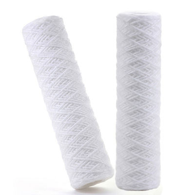 10-100 polegadas 1-100 Microns Remover Ferro PP Fios Cordel Filtro Cartucho de ferida para Filtro de Água