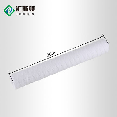 10-100 polegadas 1-100 Microns Remover Ferro PP Fios Cordel Filtro Cartucho de ferida para Filtro de Água