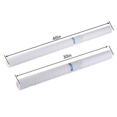 Cartucho de filtro de água de ferida de corda para filtragem de profundidade de fio de PP em sistema de 10 a 20 polegadas