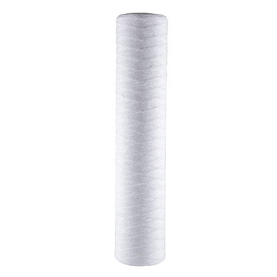 10-100 polegadas 1-100 Microns Casa inteira cordão ferida sedimento de substituição cartucho Filtro para água de poço