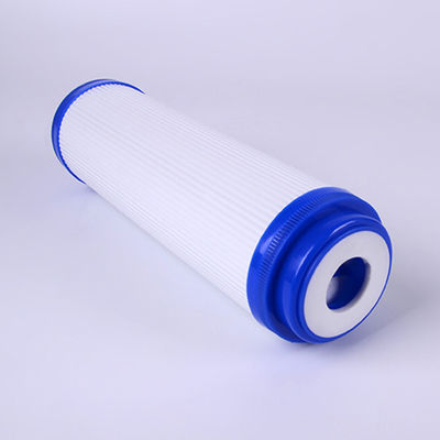 Imagem mostra filtro de carbono ativado de casca de coco de 10 polegadas para sistema de osmose reversa RO