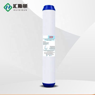 Cartucho de filtro de água de carbono ativado granular UDF de 20 polegadas para uso doméstico/ comercial
