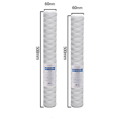 1 KG Peso 3 Micron String Wund Sediment Filtro de Água para Sistema de Purificação de Água