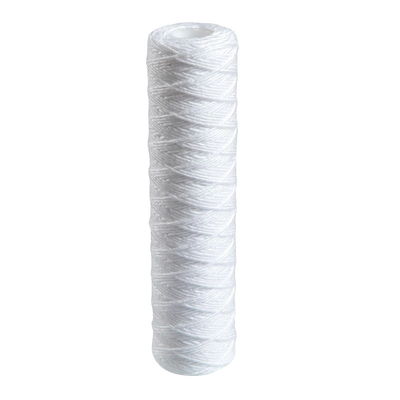Cartucho de filtro de ferida de fibra de 1 ou 5 micrões de 10 polegadas para tratamento de água personalizado