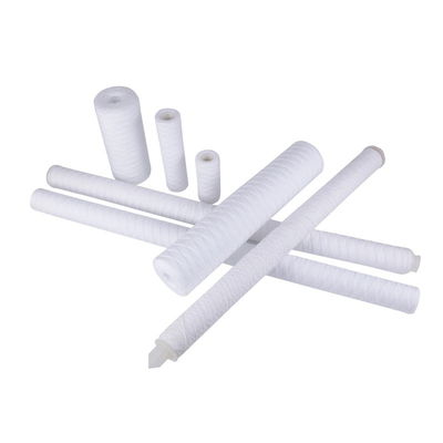 Cartucho de filtro de ferida de fibra de 1 ou 5 micrões de 10 polegadas para tratamento de água personalizado